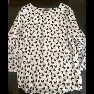 Women’s bell sleeve Butterfly blouse